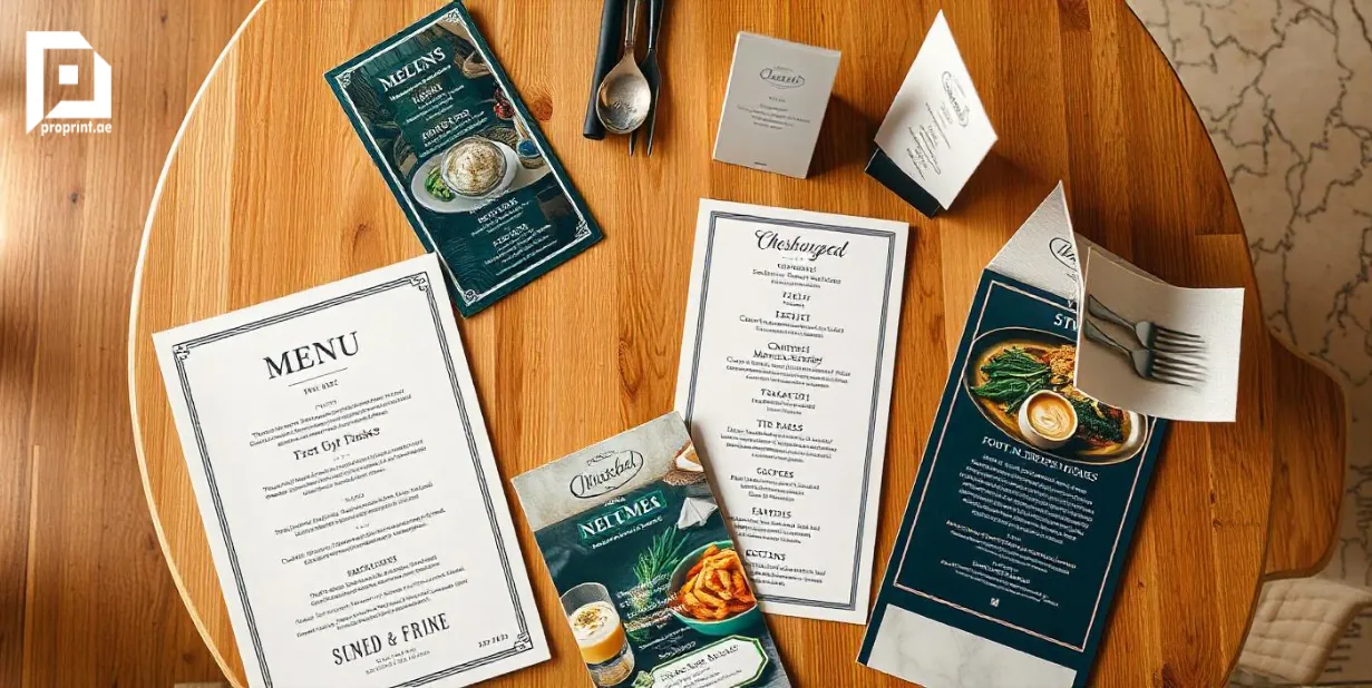 Print Materials for Restaurants