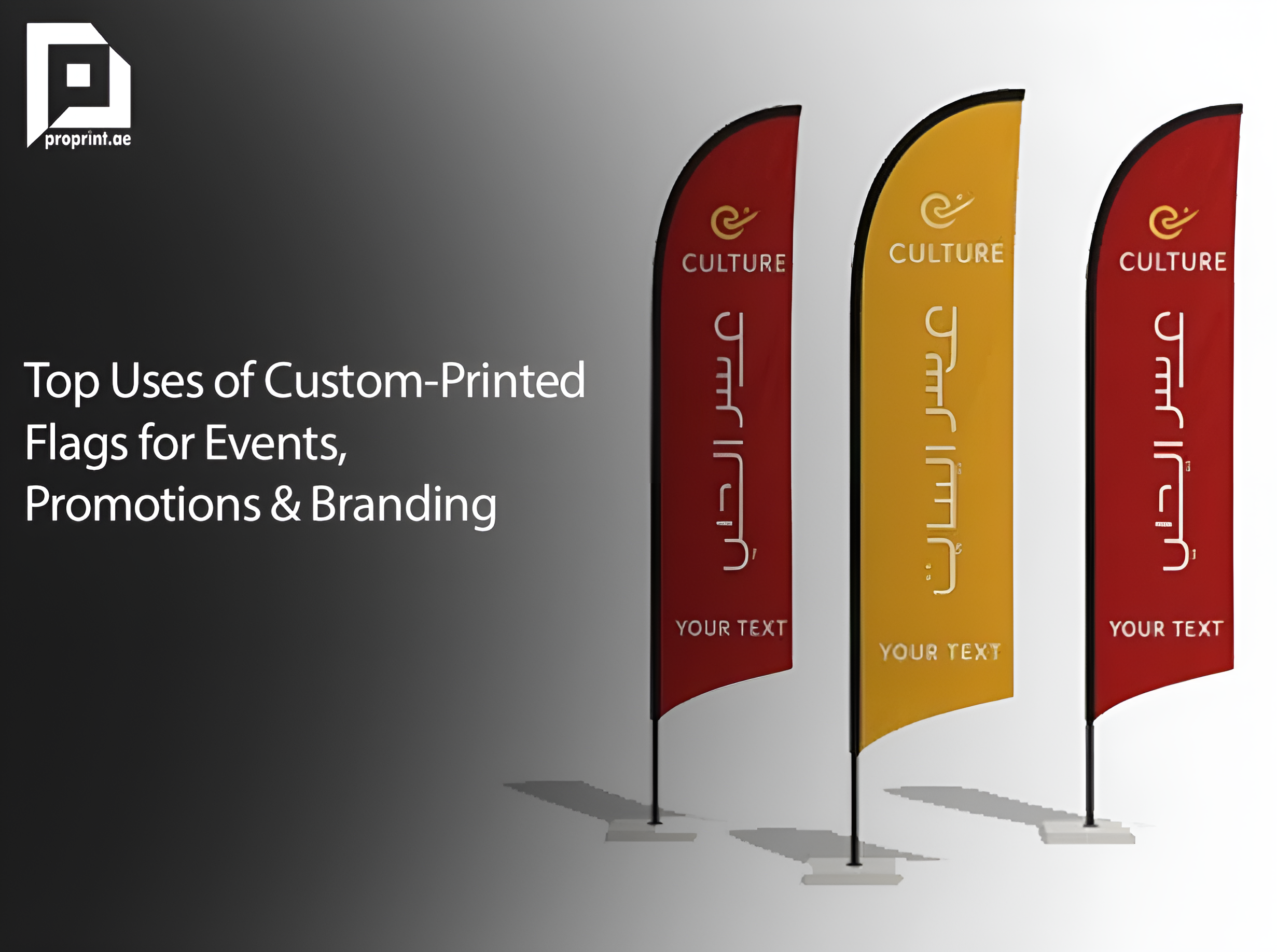Top Uses of Custom-Printed Flags