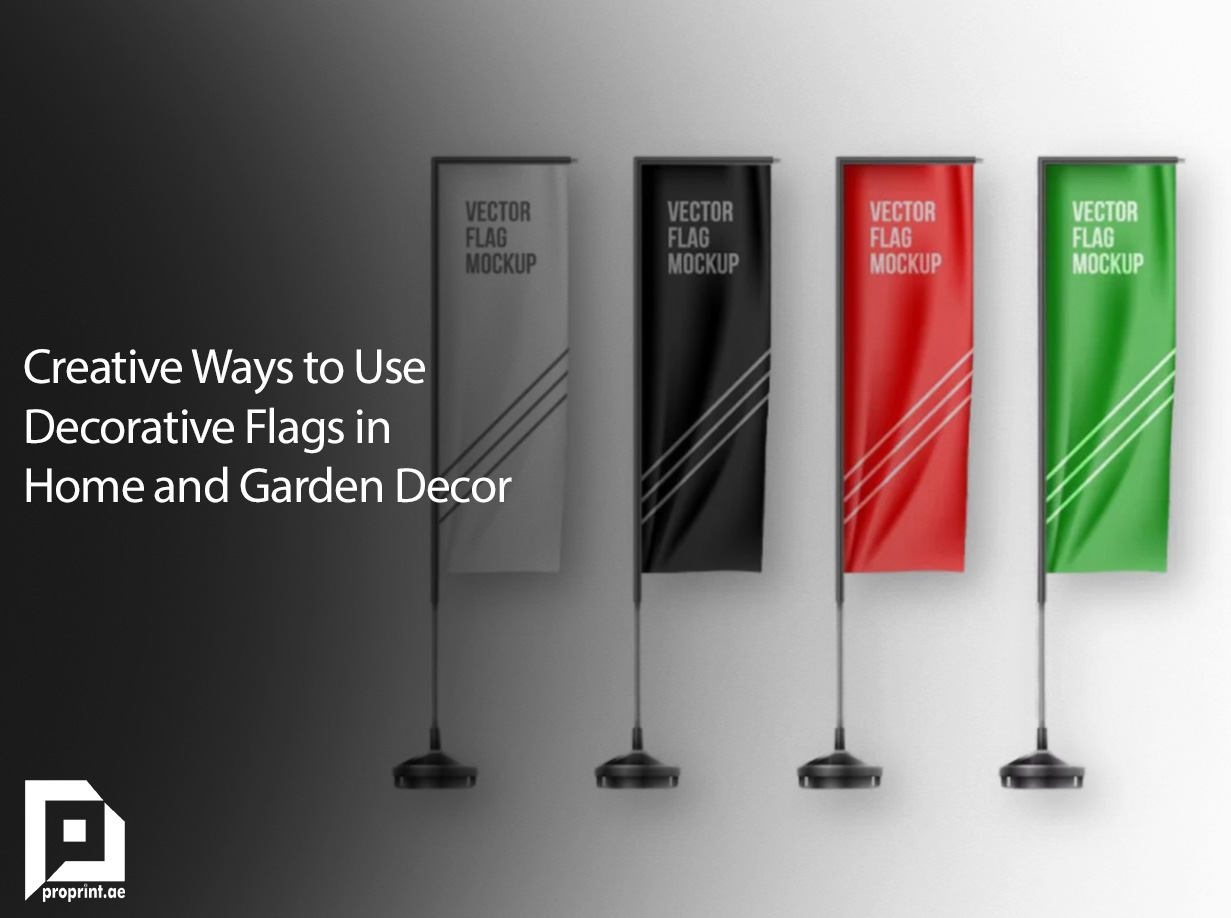 Decorative Flags in Home